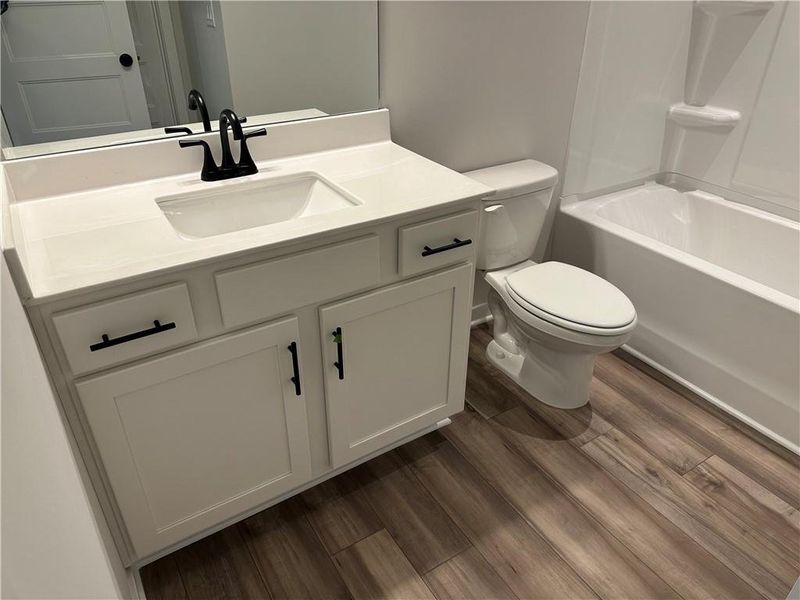 Furnished interior view inside a new home in Rosewood Lake Estates, Hoschton (Image 9).