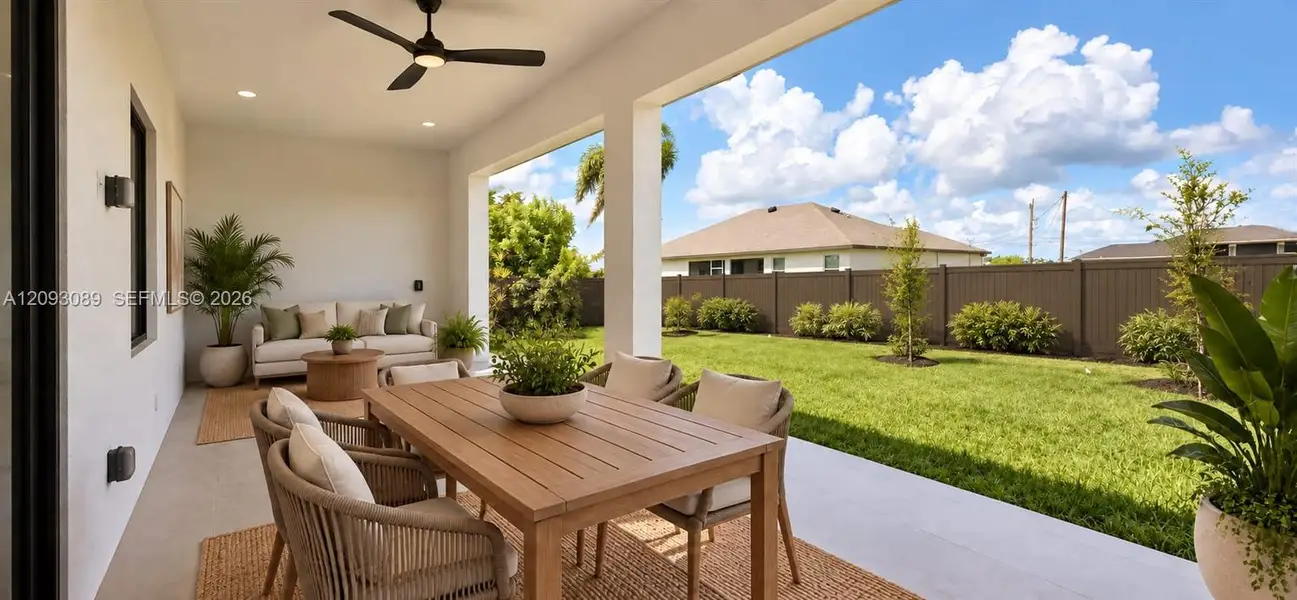 Exterior details and patio area of a home in , Cape Coral (Image 3).