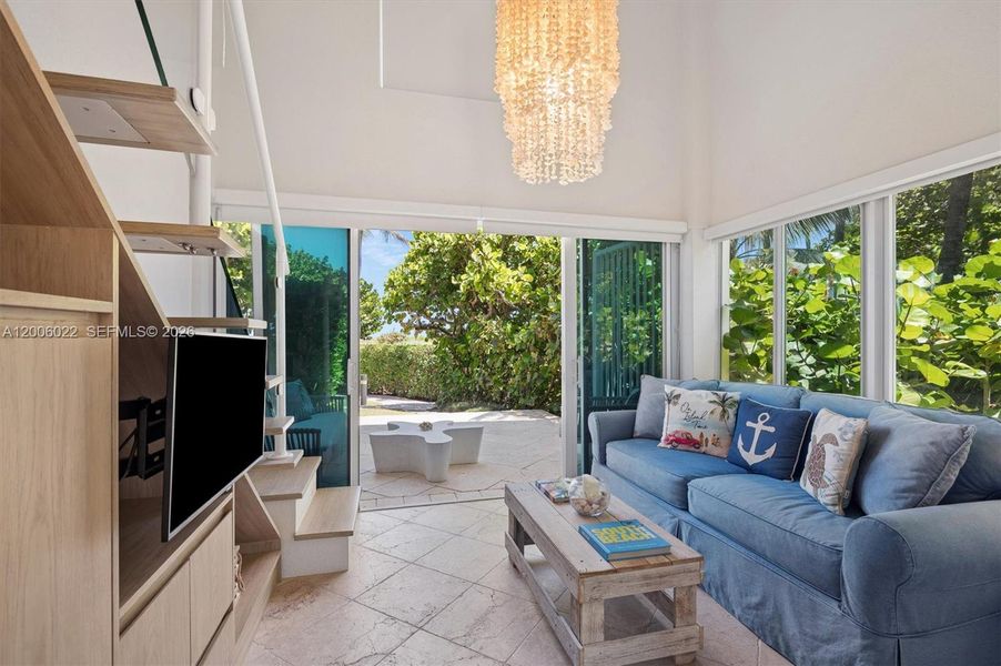 Furnished interior view inside a new home in , Miami Beach (Image 7).