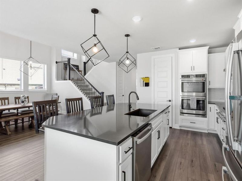 Furnished interior view inside a new home in South Pointe Village Series, Mansfield (Image 10). Furnished interior view inside a new home in South Pointe Village Series, Mansfield (Image 10).