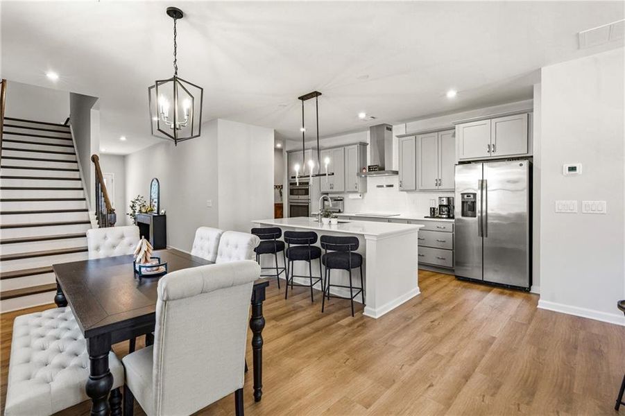 Furnished interior view inside a new home in Annsbury Park, Lilburn (Image 15).