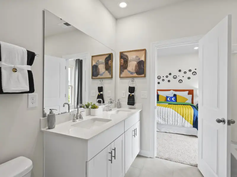 Furnished interior view inside a new home in Cypress Ridge - The Boardwalk Series, Longs (Image 10).