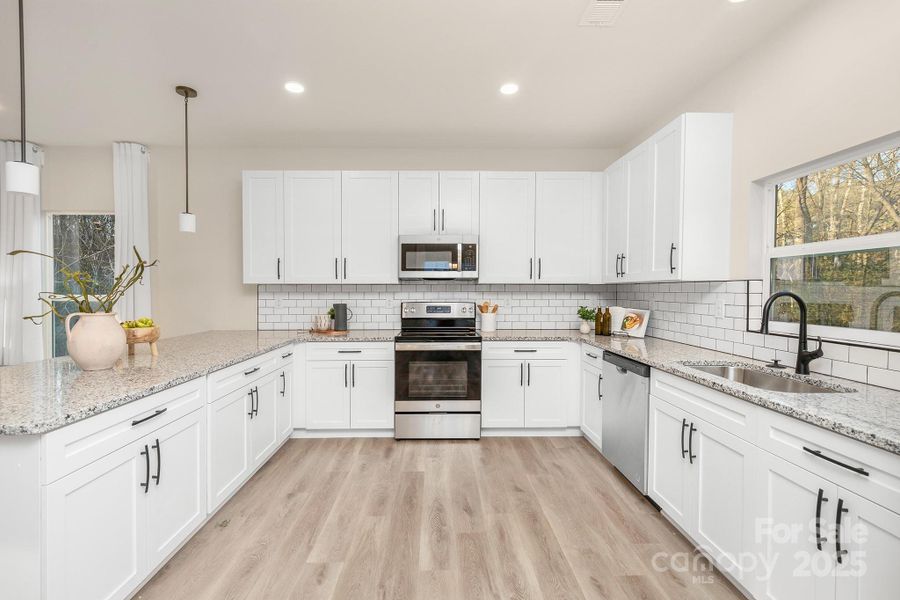 Furnished interior view inside a new home in , Charlotte (Image 13).