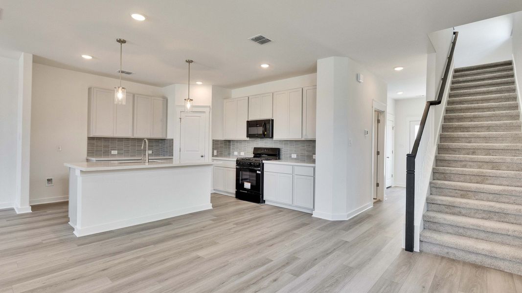 Furnished interior view inside a new home in Creeks Crossing, Elgin (Image 13).
