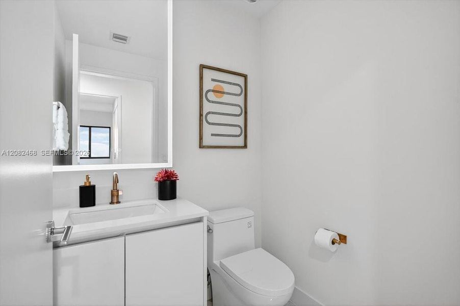 Furnished interior view inside a new home in Aria Reserve, Miami (Image 7).