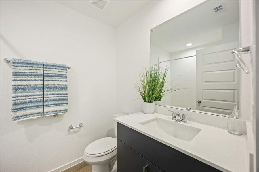 Furnished interior view inside a new home in Alaia Crossing, Houston (Image 30).