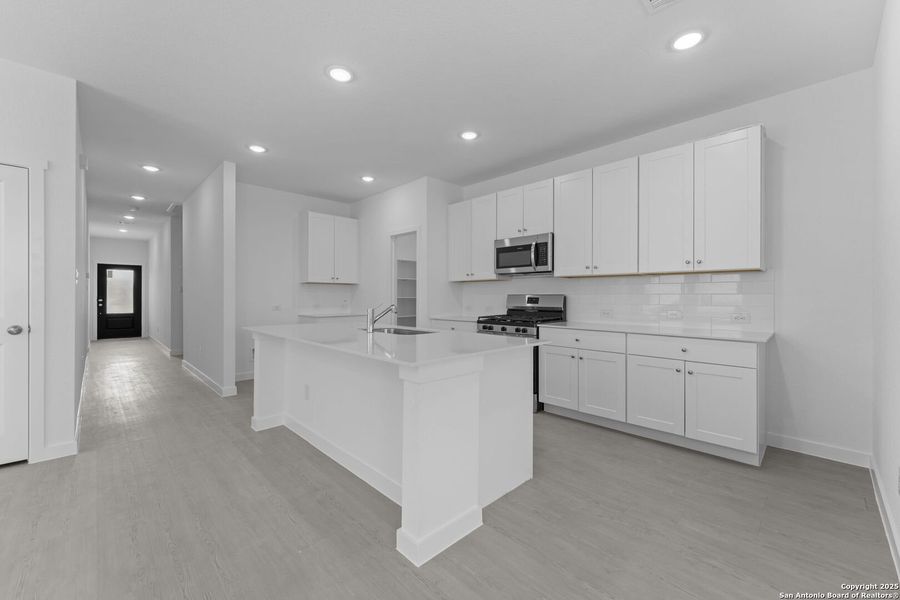 Furnished interior view inside a new home in Waterwheel: Coastline Collection, San Antonio (Image 13).