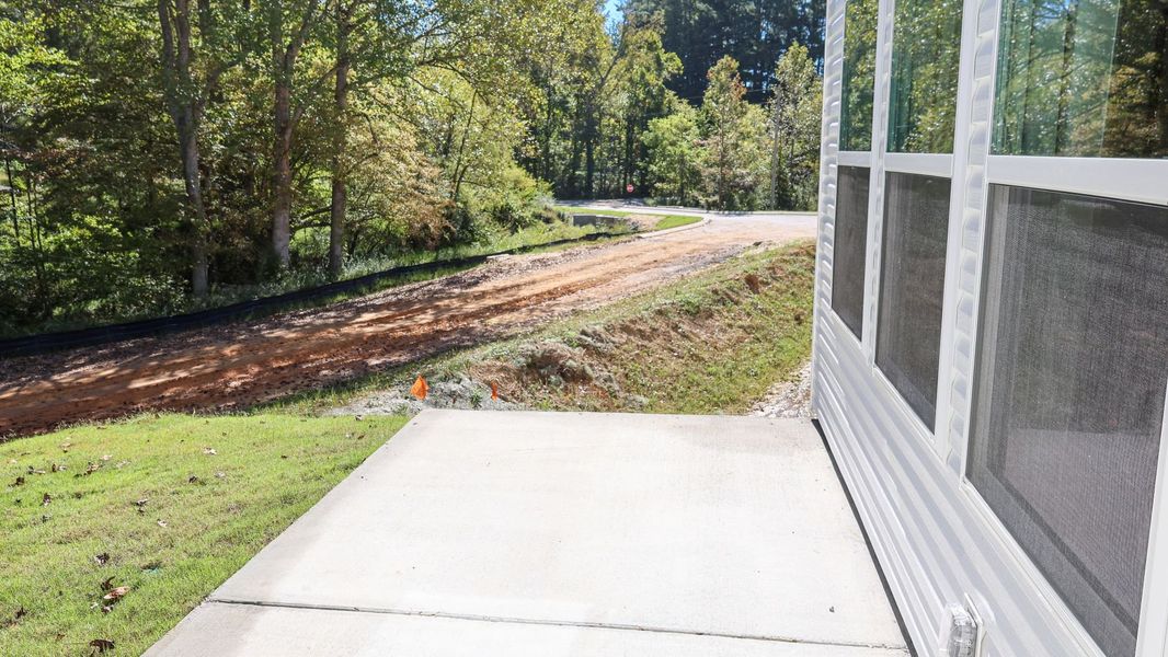 Exterior details and patio area of a home in Woodbridge Glen Single Family, Lebanon (Image 2). Exterior details and patio area of a home in Woodbridge Glen Single Family, Lebanon (Image 2).