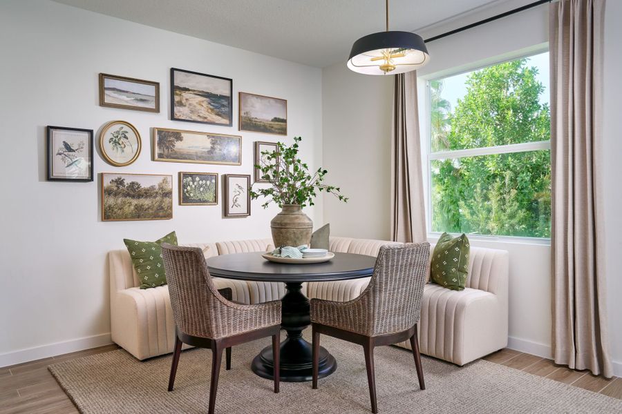 Representative furnished interior of a home built from the Saratoga by Mattamy Homes in Forest, Greenacres (Image 6). Representative furnished interior of a home built from the Saratoga by Mattamy Homes in Forest, Greenacres (Image 6).