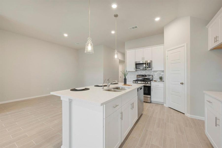 Furnished interior view inside a new home in Tarrytown, Crowley (Image 9). Furnished interior view inside a new home in Tarrytown, Crowley (Image 9).