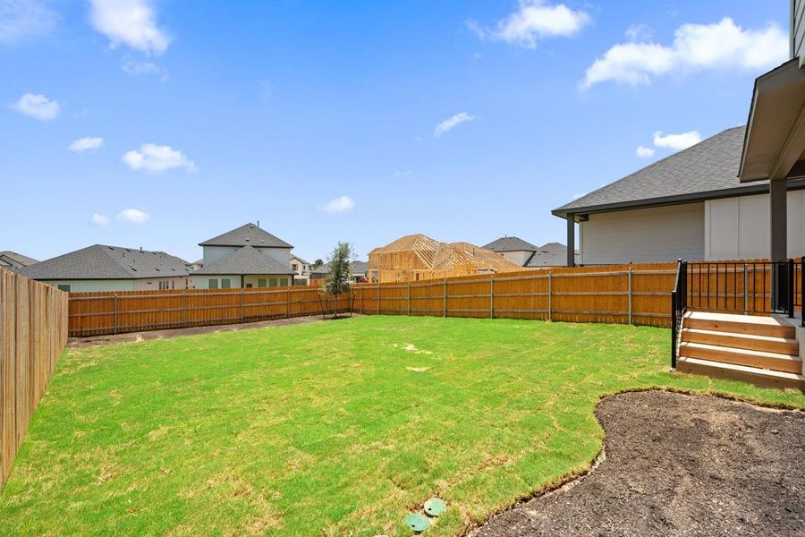 Exterior details and patio area of a home in Heritage, Dripping Springs (Image 24). Exterior details and patio area of a home in Heritage, Dripping Springs (Image 24).