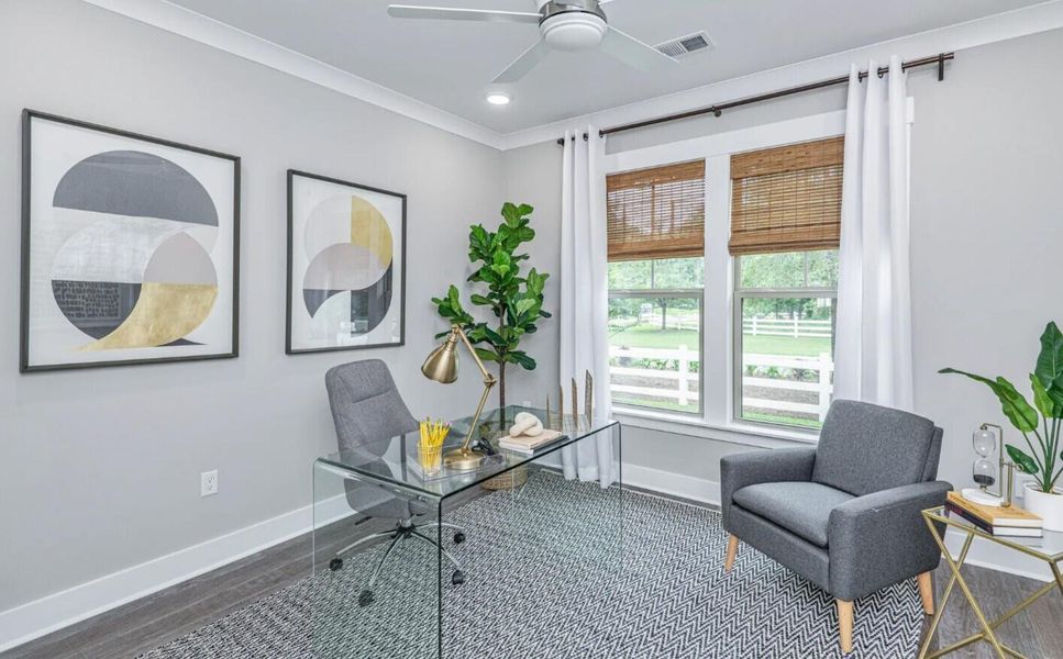 Furnished interior view inside a new home in , Summerville (Image 7). Furnished interior view inside a new home in , Summerville (Image 7).