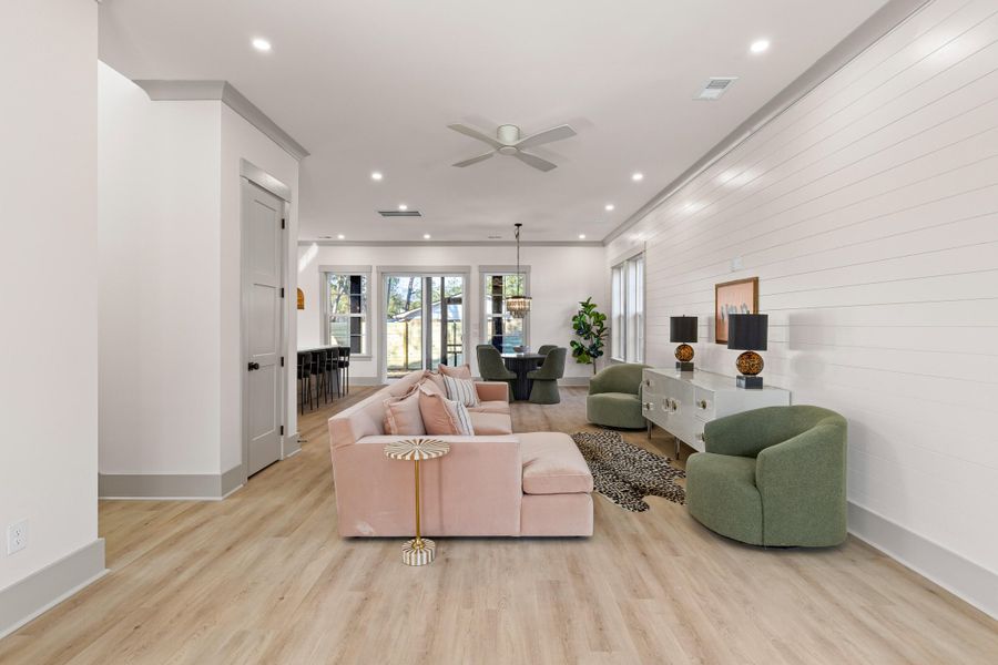 Furnished interior view inside a new home in , Charleston (Image 7). Furnished interior view inside a new home in , Charleston (Image 7).