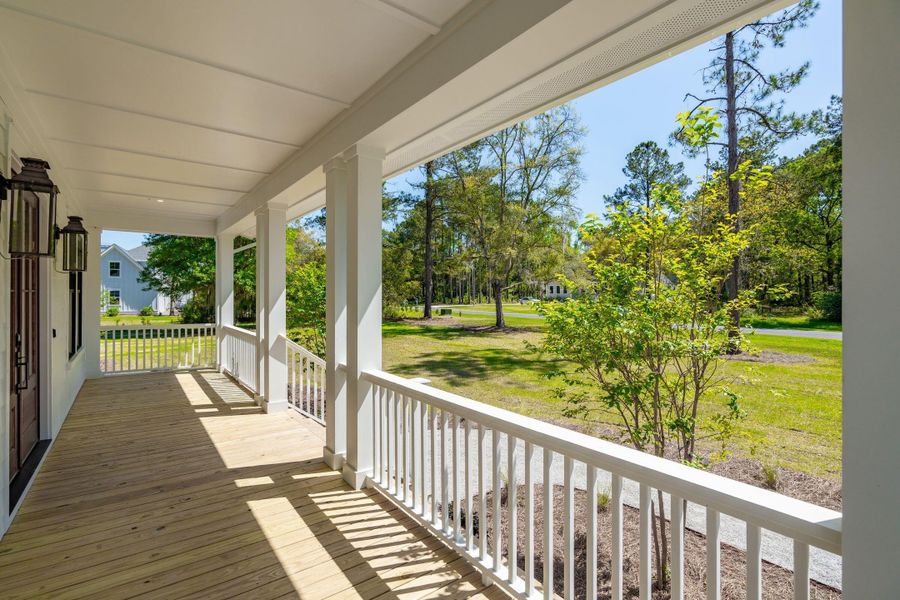 Exterior details and patio area of a home in , Johns Island (Image 37).
