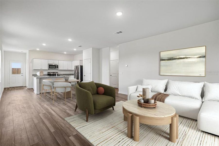 Furnished interior view inside a new home in , Deland (Image 12).