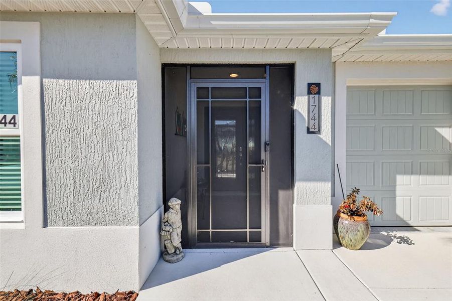 Exterior details and patio area of a home in , The Villages (Image 23). Exterior details and patio area of a home in , The Villages (Image 23).