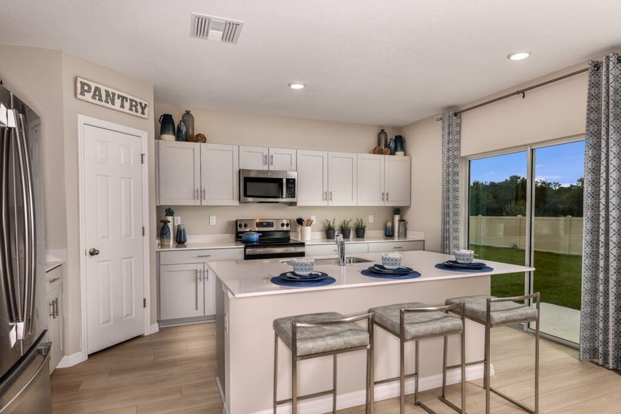 Representative furnished interior of a home built from the Indigo by Casa Fresca Homes in Villa Mar, Winter Haven (Image 13). Representative furnished interior of a home built from the Indigo by Casa Fresca Homes in Villa Mar, Winter Haven (Image 13).