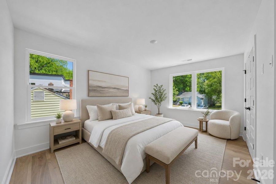 Furnished interior view inside a new home in , Charlotte (Image 15).