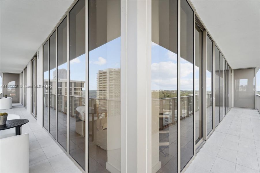 Exterior details and patio area of a home in , Miami (Image 2).