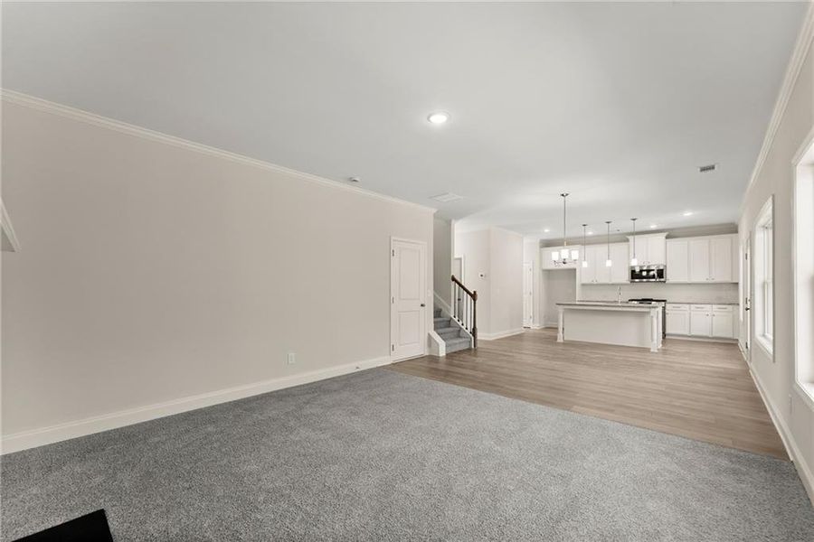 Spacious, unfurnished interior of a new home in , Dawsonville (Image 15). Spacious, unfurnished interior of a new home in , Dawsonville (Image 15).