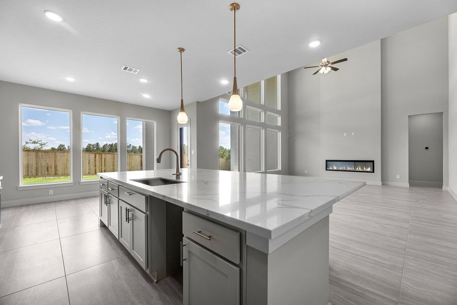 Furnished interior view inside a new home in Kresston, Montgomery (Image 8).