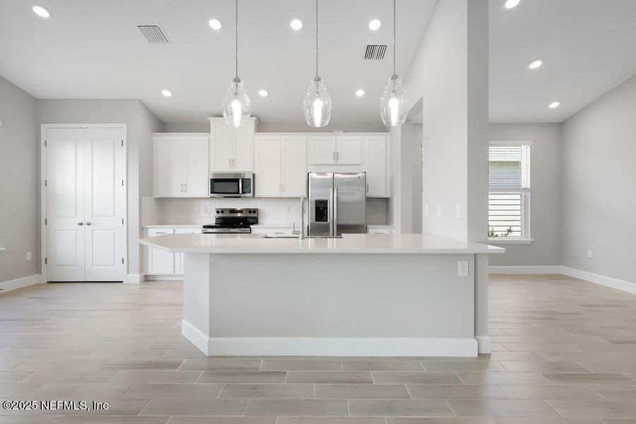 Furnished interior view inside a new home in Colbert Landings, Palm Coast (Image 11).