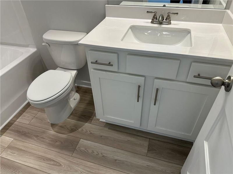 Furnished interior view inside a new home in Rosewood Lake Estates, Hoschton (Image 13).