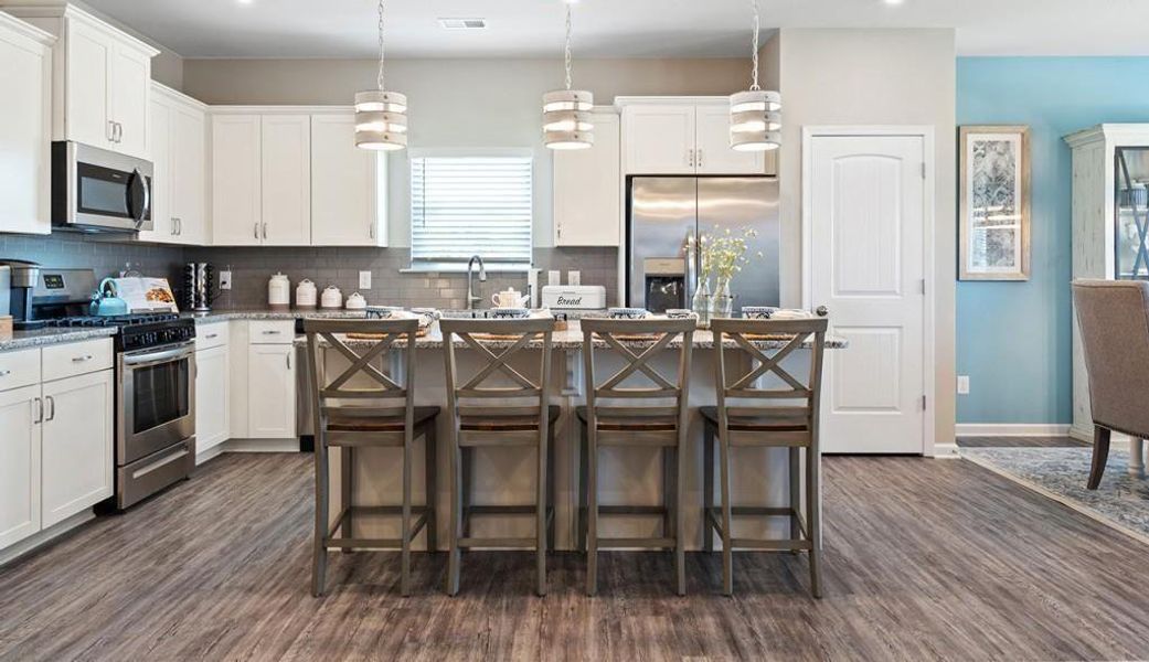 Furnished interior view inside a new home in Sycamore Crest, Calhoun (Image 6). Furnished interior view inside a new home in Sycamore Crest, Calhoun (Image 6).