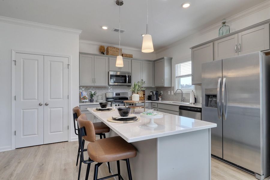 Furnished interior view inside a new home in , Manning (Image 17).