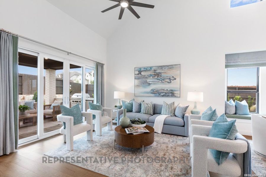 Furnished interior view inside a new home in Davis Ranch, San Antonio (Image 37).