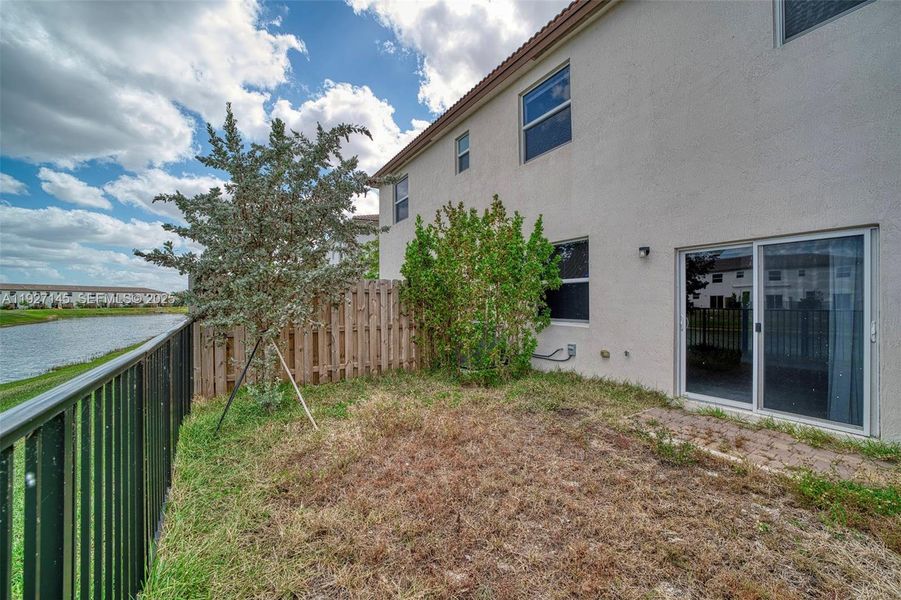 Exterior details and patio area of a home in , Miami (Image 3). Exterior details and patio area of a home in , Miami (Image 3).