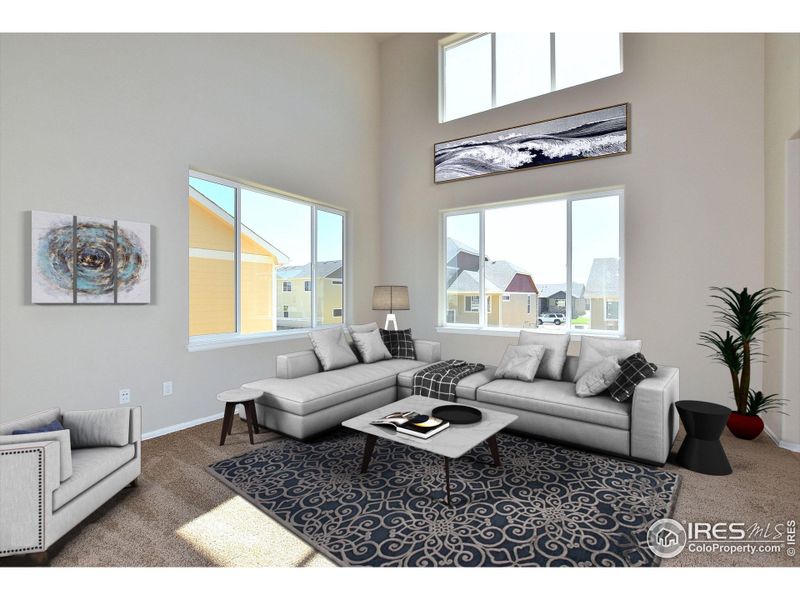 Furnished interior view inside a new home in Southridge, Johnstown (Image 7).