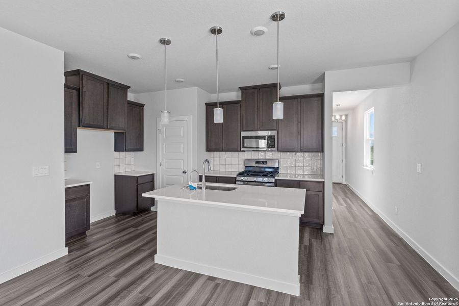 Furnished interior view inside a new home in Talley Fields, San Antonio (Image 6). Furnished interior view inside a new home in Talley Fields, San Antonio (Image 6).