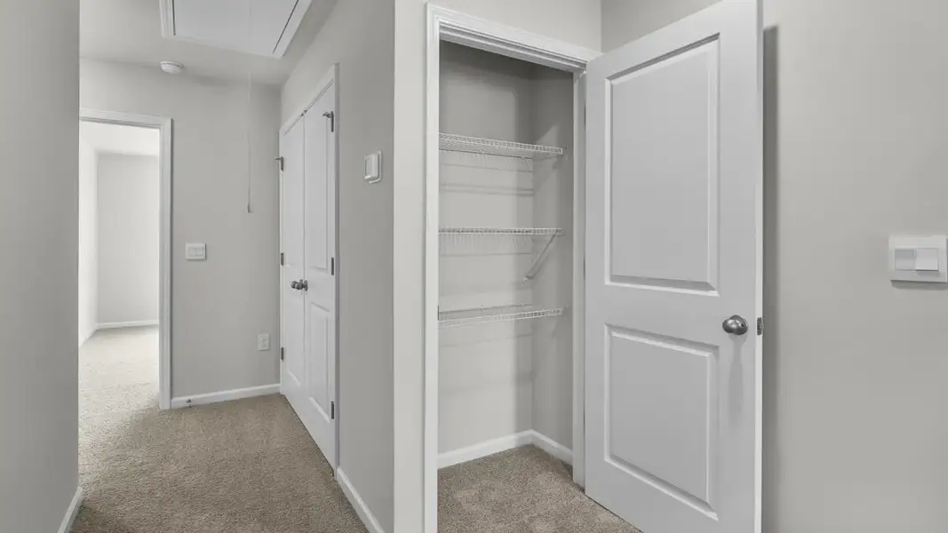 Spacious, unfurnished interior of a new home in The Willows at Blake Farm EXP, Wilmington (Image 18). Spacious, unfurnished interior of a new home in The Willows at Blake Farm EXP, Wilmington (Image 18).