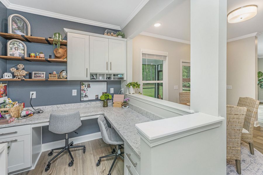 Furnished interior view inside a new home in Sea Island Preserve, Johns Island (Image 20).