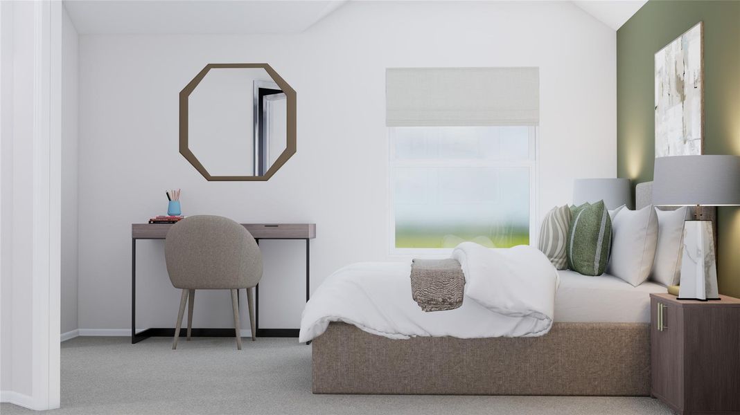 Furnished interior view inside a new home in Anniston, Katy (Image 7).