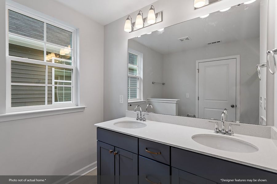 Furnished interior view inside a new home in Renaissance at White Oak, Garner (Image 9). Furnished interior view inside a new home in Renaissance at White Oak, Garner (Image 9).