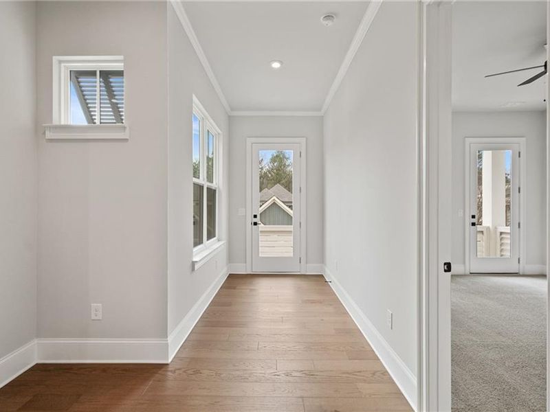 Spacious, unfurnished interior of a new home in The Village at Towne Lake, Woodstock (Image 65).
