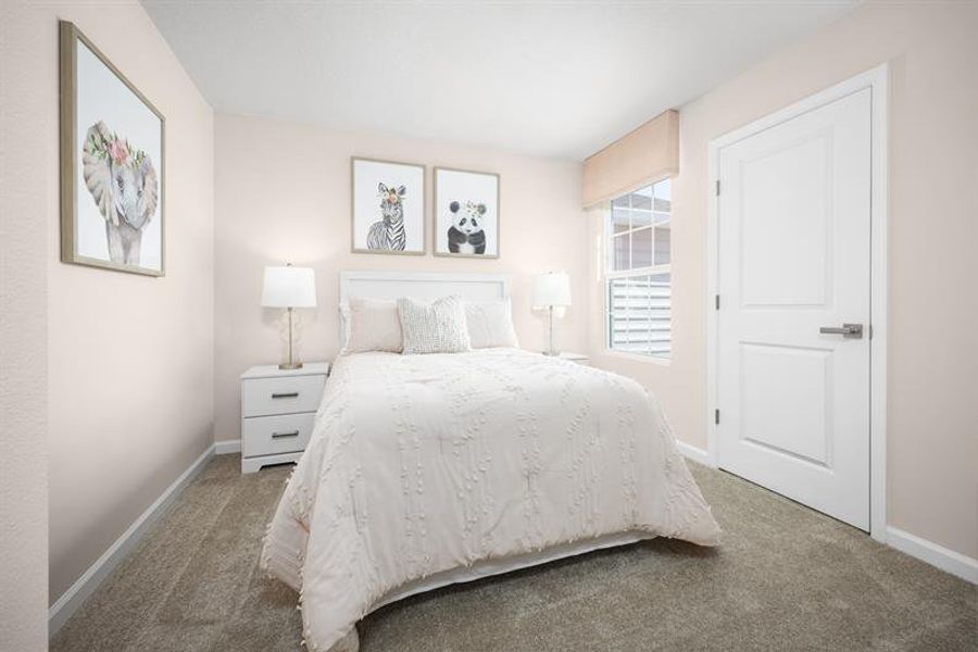 Representative furnished interior of a home built from the Flamingo Ww by Ryan Homes in Kirkwood Grove, Jacksonville (Image 14).