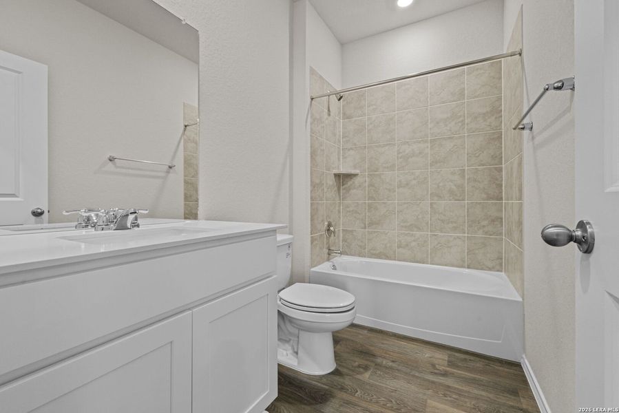 Furnished interior view inside a new home in Redbird Ranch, San Antonio (Image 8).