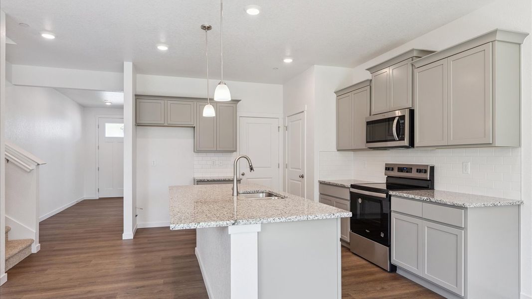 Furnished interior view inside a new home in Vista Meadows, Fort Lupton (Image 4).