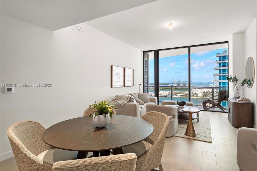 Furnished interior view inside a new home in , Miami Beach (Image 14).