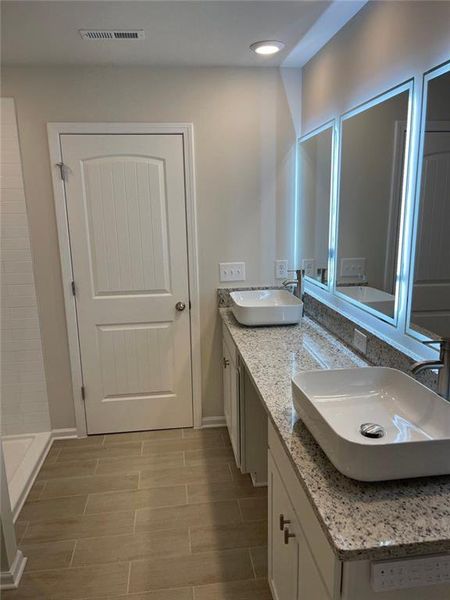 Furnished interior view inside a new home in , Hampton (Image 5).