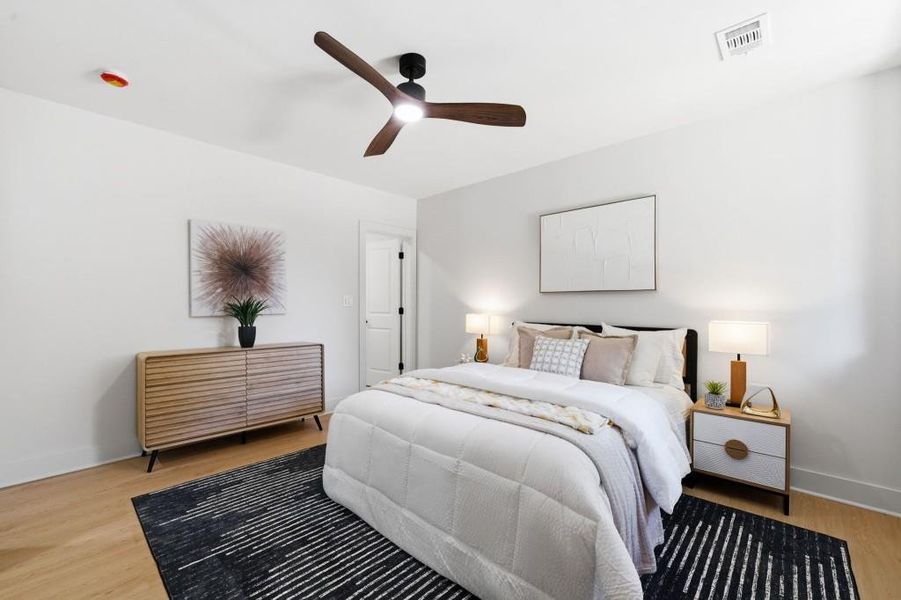 Furnished interior view inside a new home in , Decatur (Image 56).