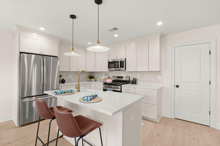 Furnished interior view inside a new home in , Charleston (Image 30).