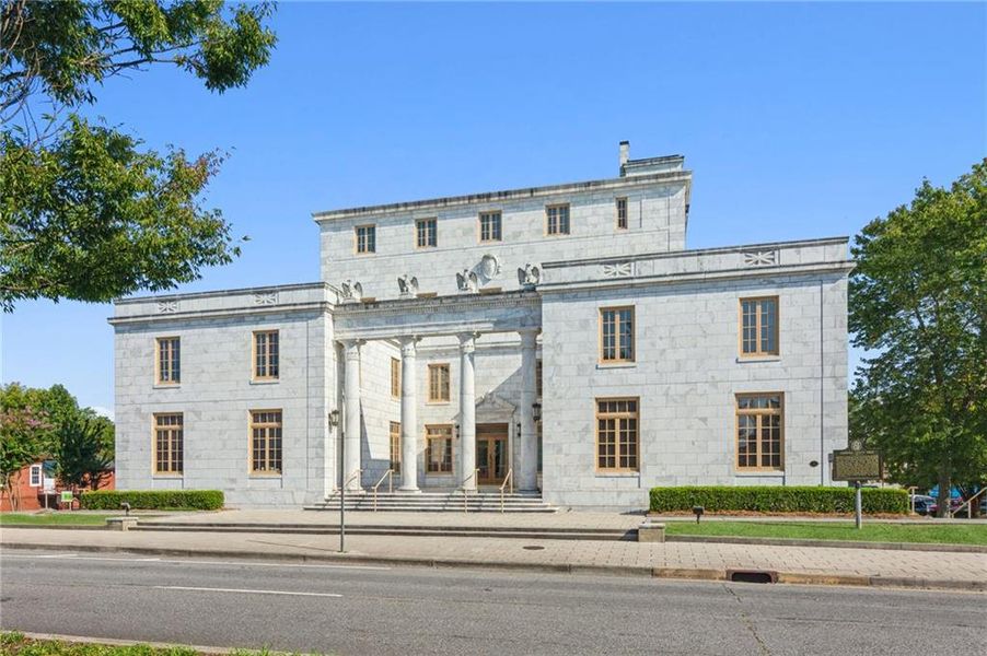 Front exterior of a new home in , Canton, GA, highlighting curb appeal (Image 20).