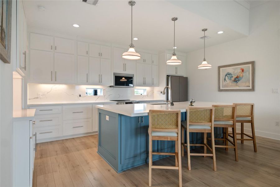 Furnished interior view inside a new home in , Crystal Beach (Image 4). Furnished interior view inside a new home in , Crystal Beach (Image 4).