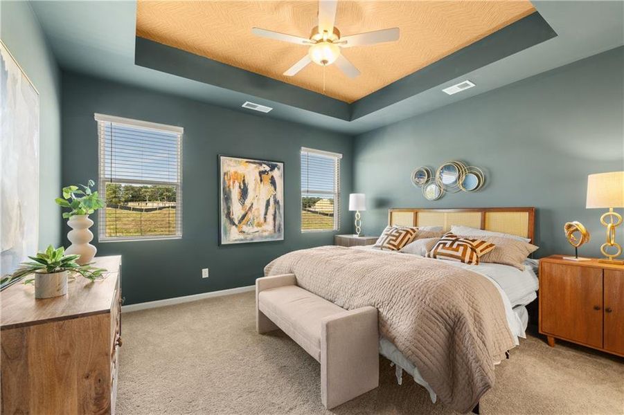 Furnished interior view inside a new home in Hillbrooke Preserve, Conyers (Image 6).