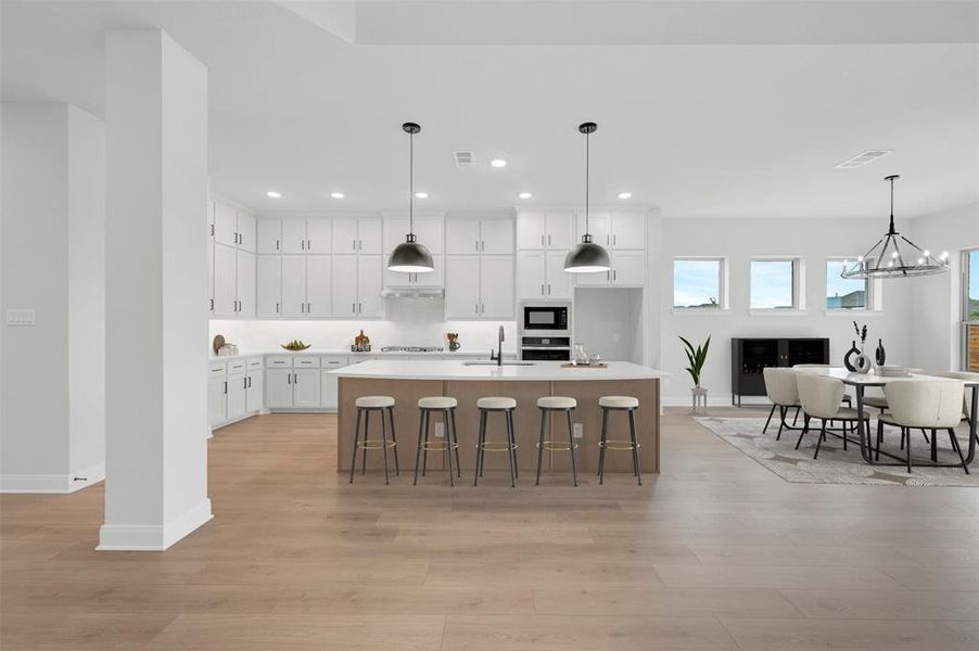 Furnished interior view inside a new home in The Ridge at Northlake, Northlake (Image 8).
