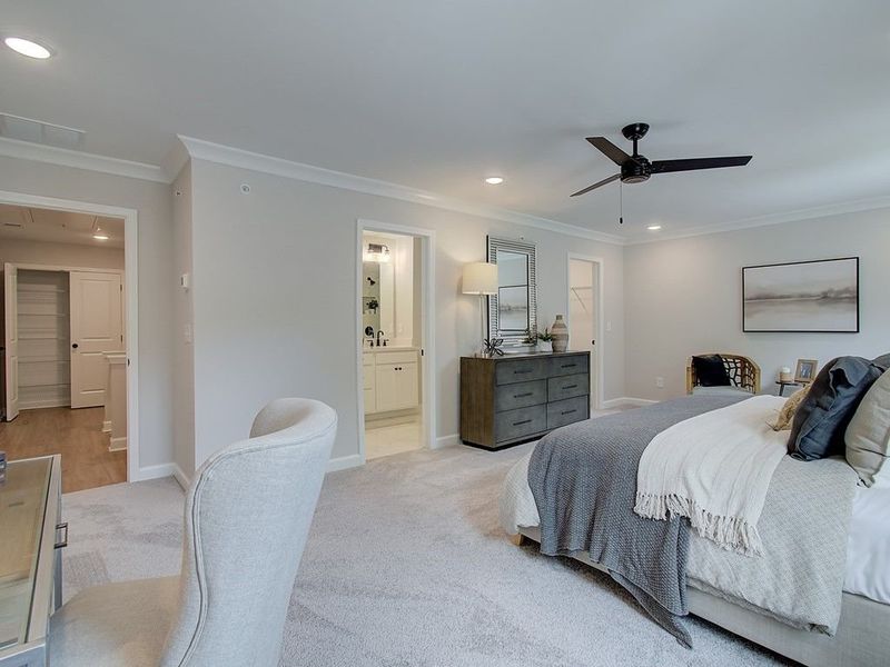 Furnished interior view inside a new home in Cherokee Township, Acworth (Image 6).
